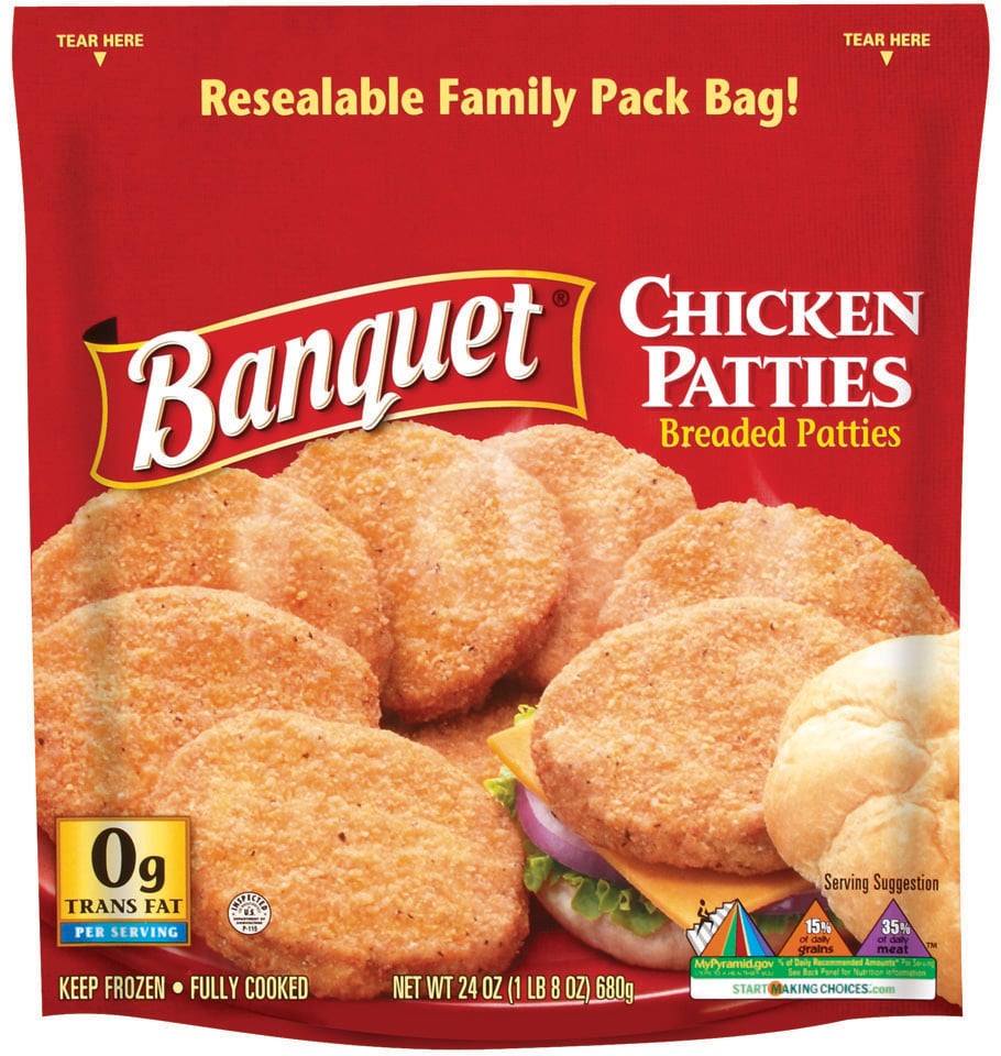 EWG's Food Scores Frozen Appetizers Chicken Patties Products