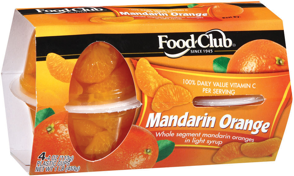 EWG's Food Scores Canned Fruit Mandarins & Oranges Products