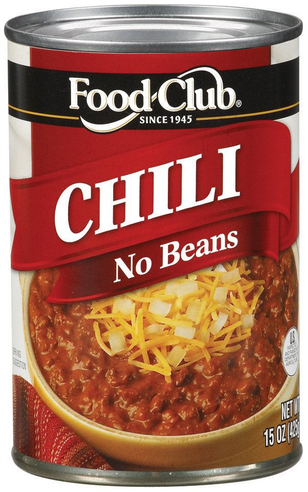 EWG's Food Scores Canned Meals Chili With Meat, No Beans Products