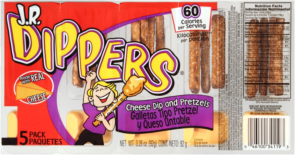 EWG's Food Scores J.r. Dippers Cheese Dip and Pretzels