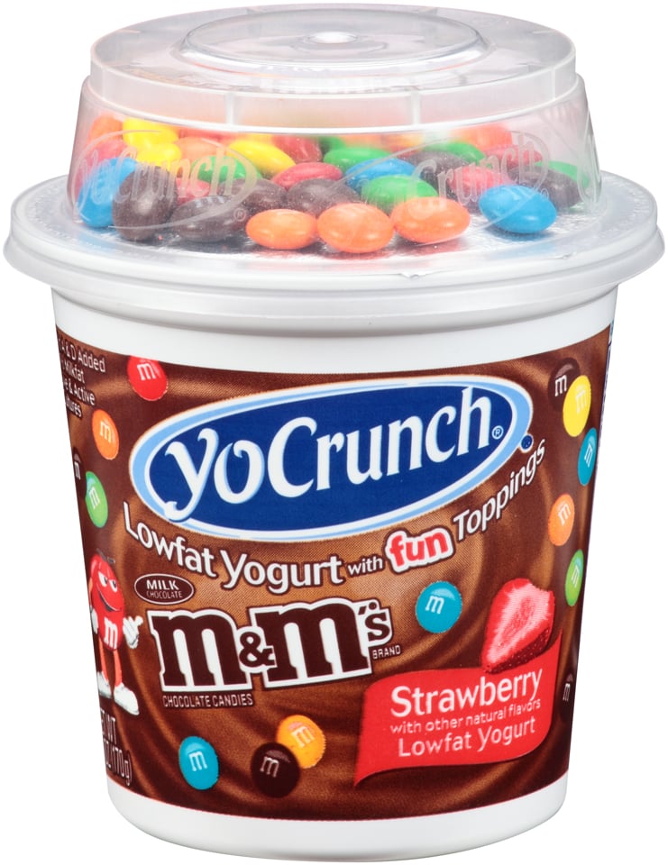 strawberry m&m yogurt