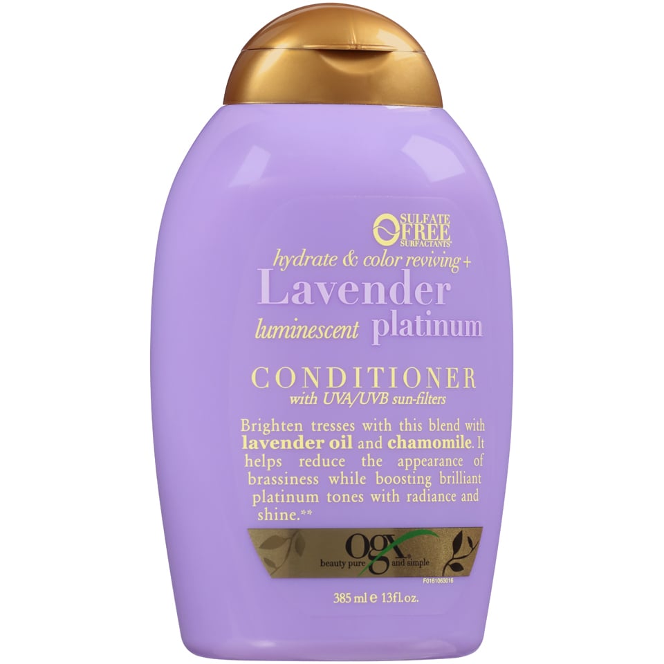 EWG Skin Deep® OGX Hydrate & Tone Reviving + Lavender Luminescent Platinum Conditioner