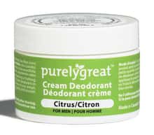Purelygreat Cream Deodorant, Citrus For Men