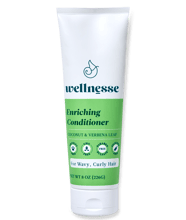Wellnesse Enriching Conditioner for Wavy, Curly Hair, Coconut & Verbena Leaf