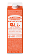 Dr. Bronner's 18-in-1 Hemp Pure-Castile Soap Refill, Tea Tree