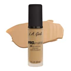 L.a. Girl pro.matte hd.high Definition Long Wear Matte Liquid Foundation, Beige Glm673
