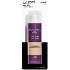Covergirl+olay CoverGirl + Olay Advanced Radiance Age Defying Make Up + Sunscreen, 125 Buff Beige, SPF 10 (2020 formulation)