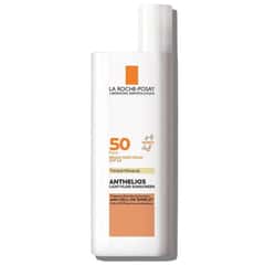 La Roche-Posay Anthelios Light Fluid Sunscreen Lotion, Tinted Mineral for Face, SPF 50