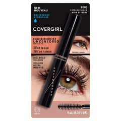 CoverGirl Exhibitionist Uncensored Big Bold Volume Waterproof Mascara, 990 Extreme Black