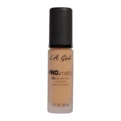 L.a. Girl Pro.Matte HD.High Definition Long Wear Matte Liquid Foundation, Medium Beige