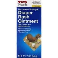 CVS Health Maximum Strength Diaper Rash Skin Protectant Ointment (2019 formulation)