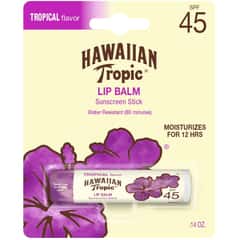 Hawaiian Tropic Tropical Moisturizing Lip Balm, SPF 45, Tropical