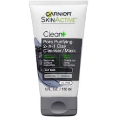 Garnier SkinActive Clean+ Pore Purifying 2-in-1 Clay Cleanser/Mask