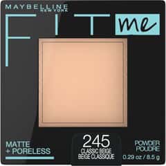 Maybelline New York Fit Me! Matte+poreless Powder, 245 Classic Beige