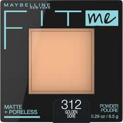 Maybelline New York Fit Me Matte + Poreless Pressed Powder, Golden 312