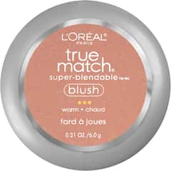 L'Oréal L'Oreal Paris True Match Super-Blendable Blush, W3-4 Warm Barely Blushing (2020 formulation)