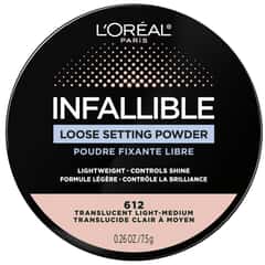L'Oréal Paris L'Oreal Paris Infallible Loose Setting Powder, 612 Translucent Light-Medium (2020 formulation)