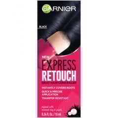 Garnier Express Retouch Gray Hair Concealer, Black (2020 formulation)