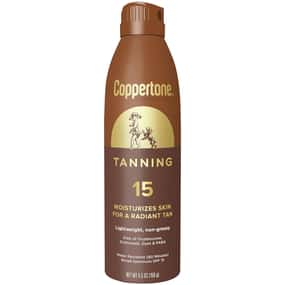 EWG rating for Coppertone Tanning Sunscreen Spray, SPF 15 | EWG's