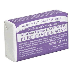 Dr. Bronner's All-One Hemp Pure-Castile Soap, Lavender (2019 formulation)
