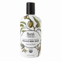 Nourish Organic Body Wash, Almond Vanilla (2019 formulation)
