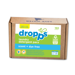 Dropps Sensitive Skin Laundry Detergent Pods, Unscented