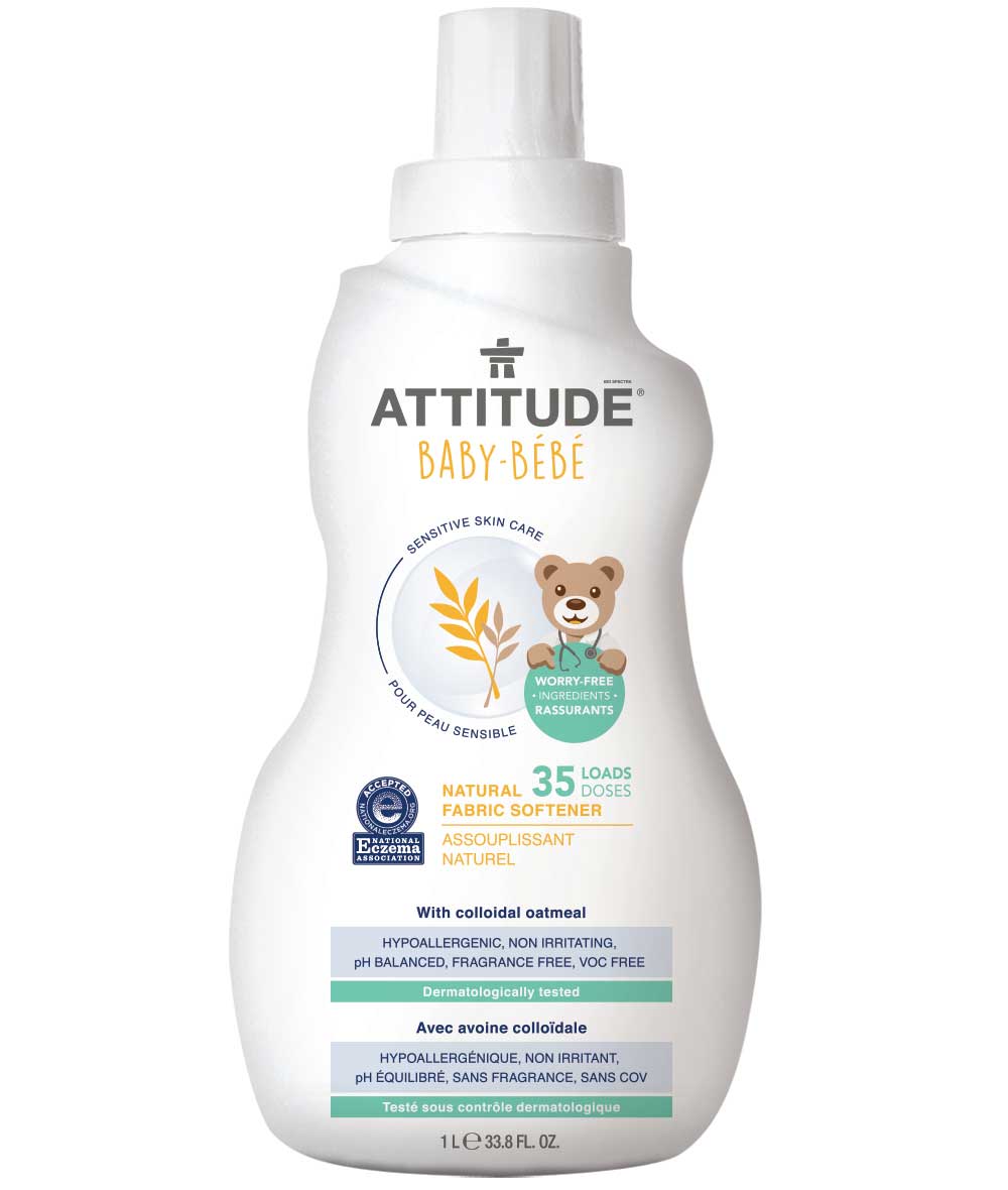 EWG's Guide to Healthy Cleaning Attitude Little Ones Night Fabric Softener, Soothing Chamomile