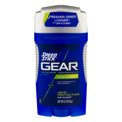 Speed Stick Gear Gear, Antiperspirant Deodorant, Fresh Force (2019 formulation)