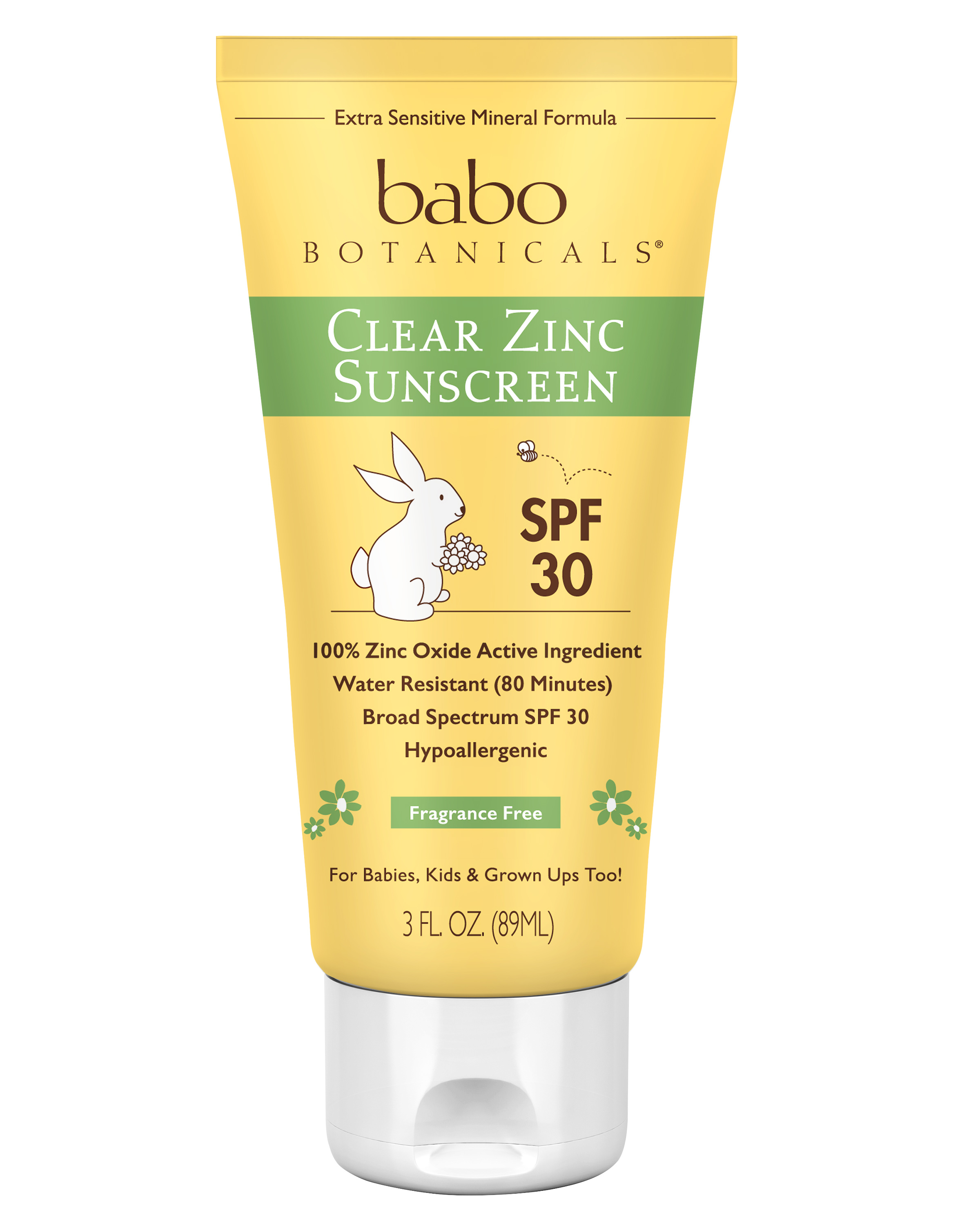 Babo Botanicals Clear Zinc Sunscreen Lotion, SPF 30