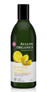 Avalon Organics Refreshing Lemon Bath & Shower Gel (2018 formulation)