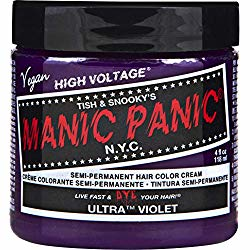 Manic Panic Tish & Snooky's Semi Permanent Hair Color Cream, Ultra Violet