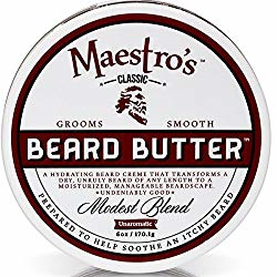 Maestro's Classic Beard Butter, Modest Blend (2020 formulation)