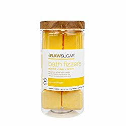Rawsugar Soothe + Heal + Revive Bath Fizzers, Lemon Sugar