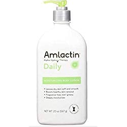 AmLactin Daily 12% Lactic Acid Moisturizing Lotion, Fragrance Free
