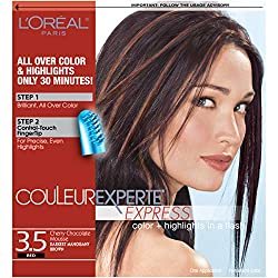 L'Oreal Paris Couleur Experte Express Color + Highlights 3.5 Red Cherry Chocolate Mousses Darkest Mahogany Brown 1 kt (2020 formulation)