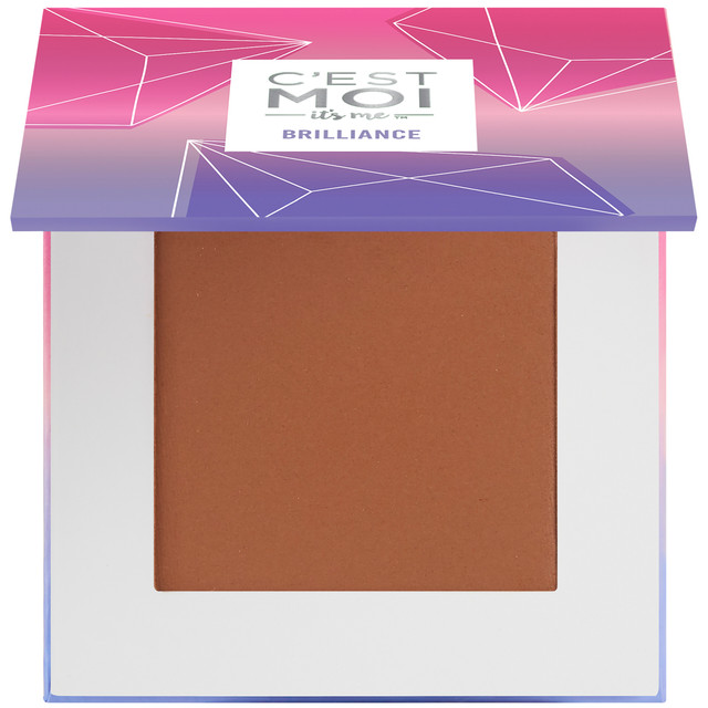 C'est Moi Brilliance Pressed Powder Foundation, Cocoa (2017 formulation)