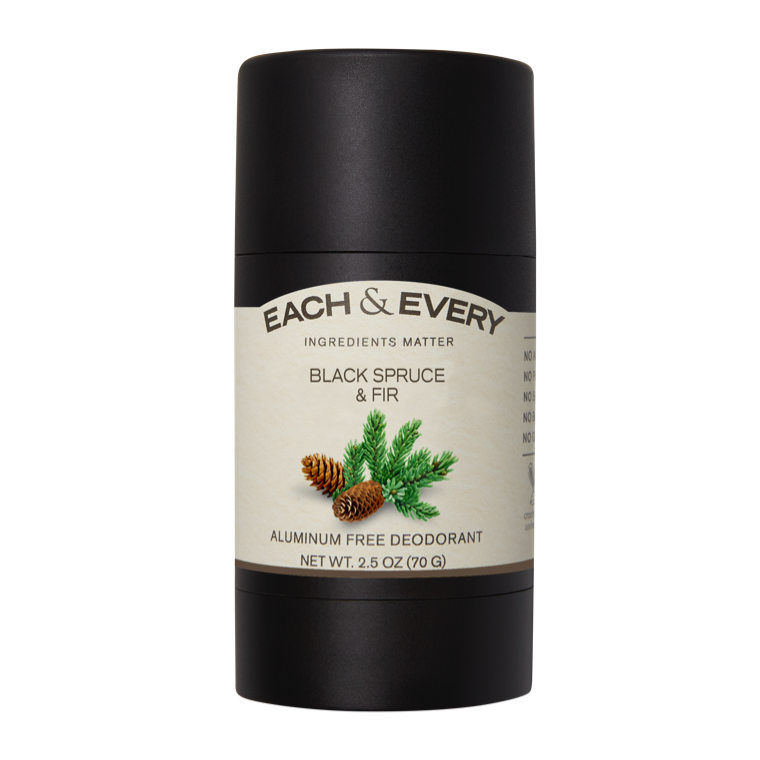 Each & Every Aluminum Free Deodorant, Black Spruce & Fir 