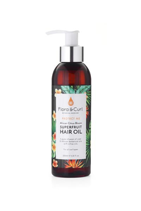 Flora & Curl Hair Oil, African Citrus Superfruit (2020 formulation)