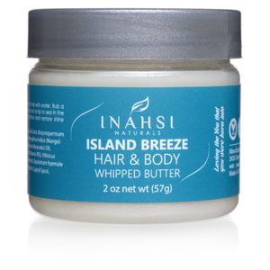 Inahsi Naturals Hair & Body Whipped Butter, Island Breeze (2020 formulation)