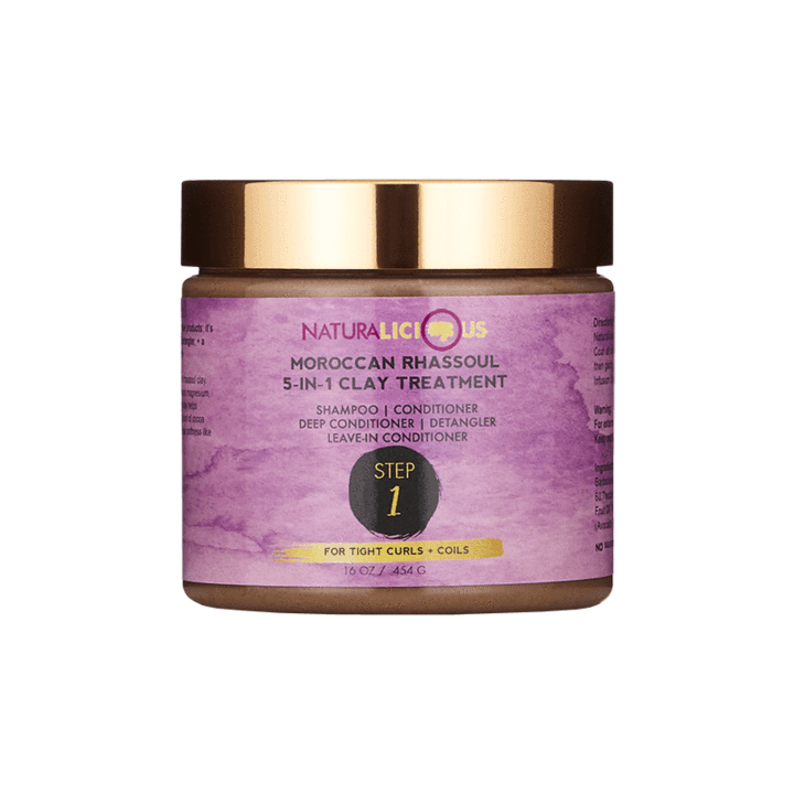 Naturalicious Moroccan Rhassoul 5-in-1 Clay Treatment