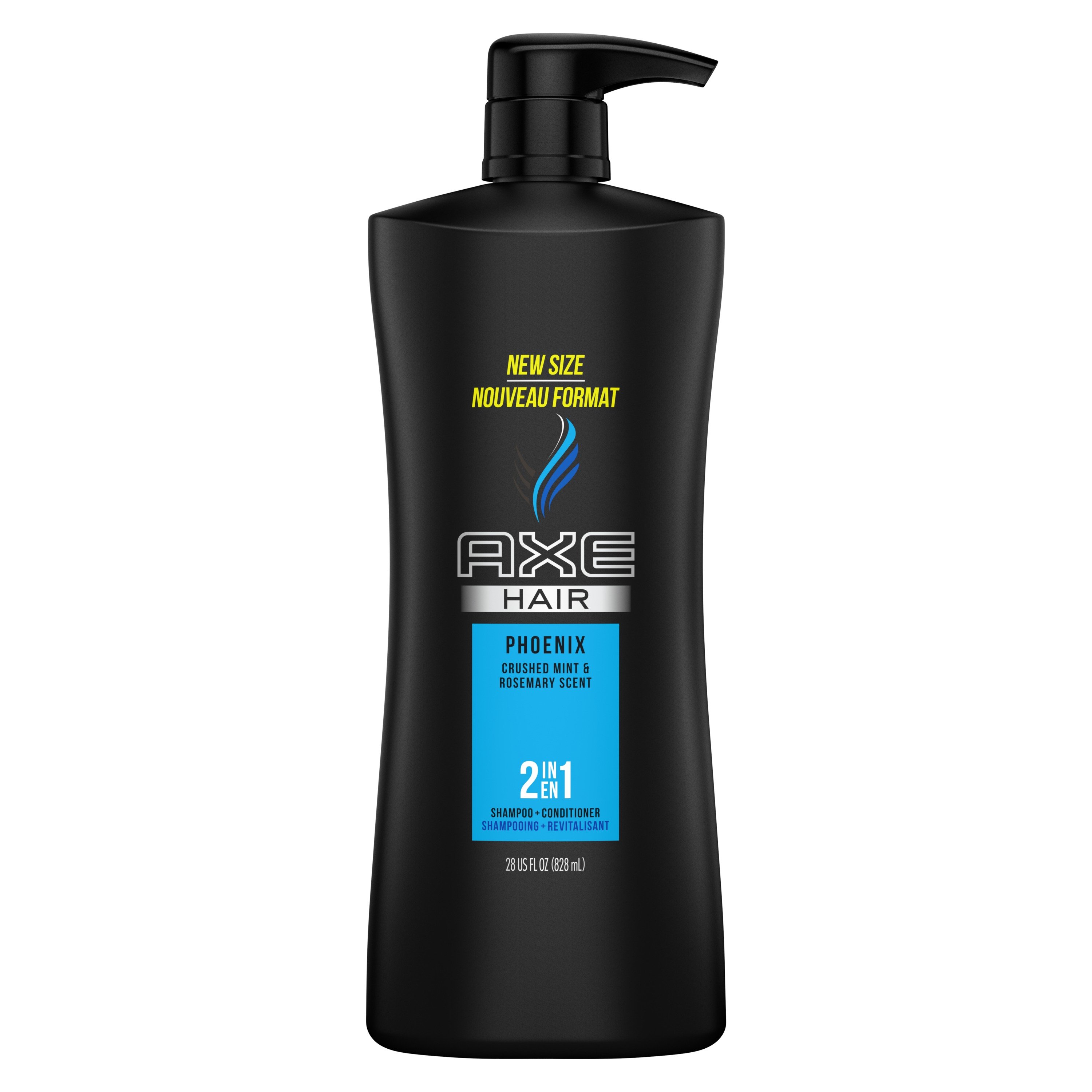 Axe 2 In1 Shampoo + Conditioner Hair Phoenix, Crushed Mint & Rosemary Scent