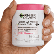 garnier eye makeup remover pads