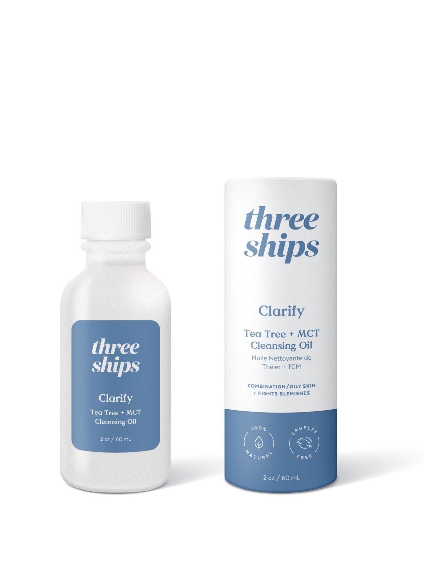 Three Ships Clarify Tea Tree + MCT Cleansing Oil