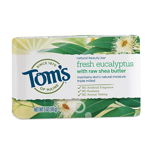 Tom's of Maine Fresh Eucalyptus With Raw Shea Butter Natural Beauty Bar