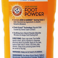 Arm & Hammer Odor Control Foot Powder (2019 formulation)