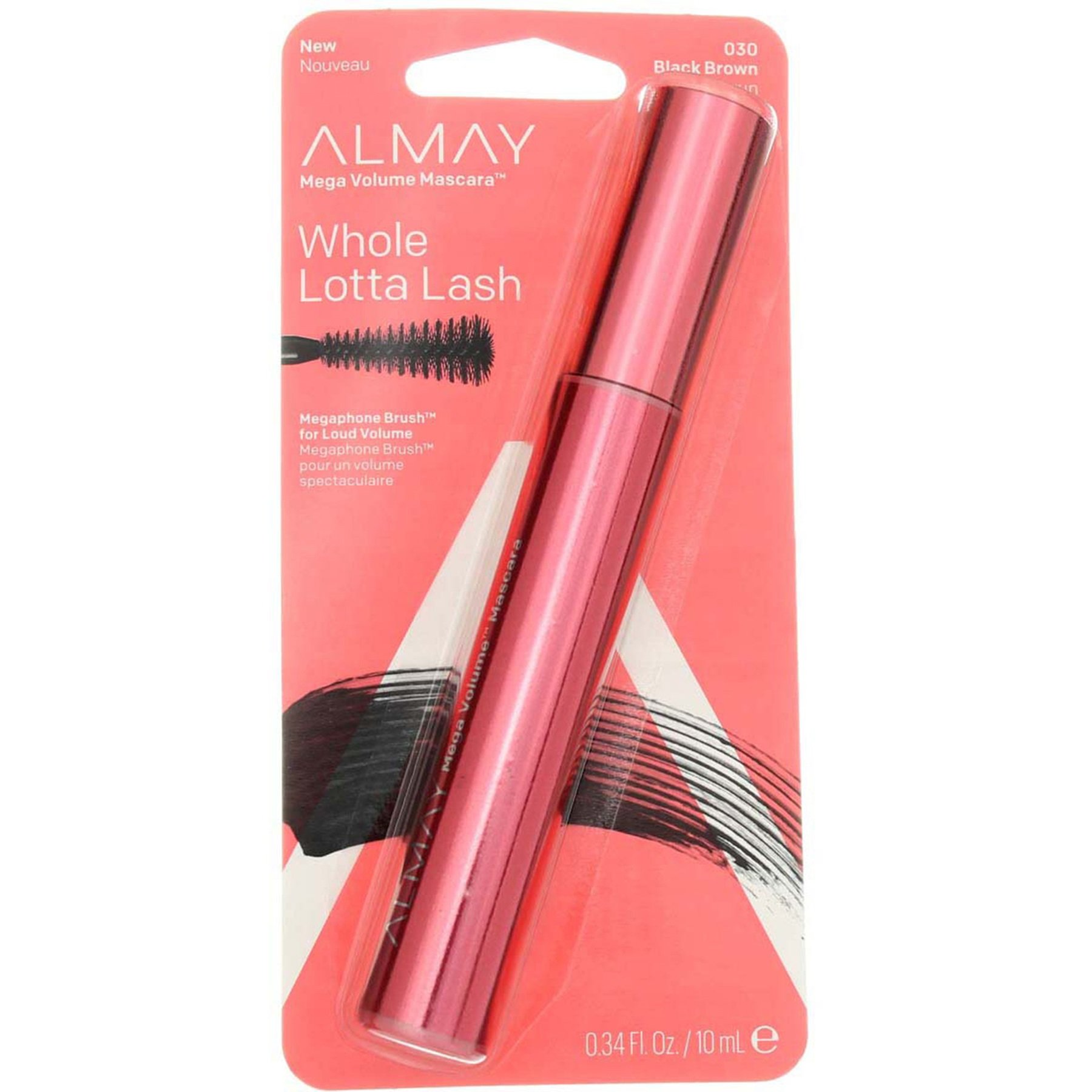 EWG Skin Deep® Almay Whole Lotta Lash Mega Volume Mascara, 030 Black
