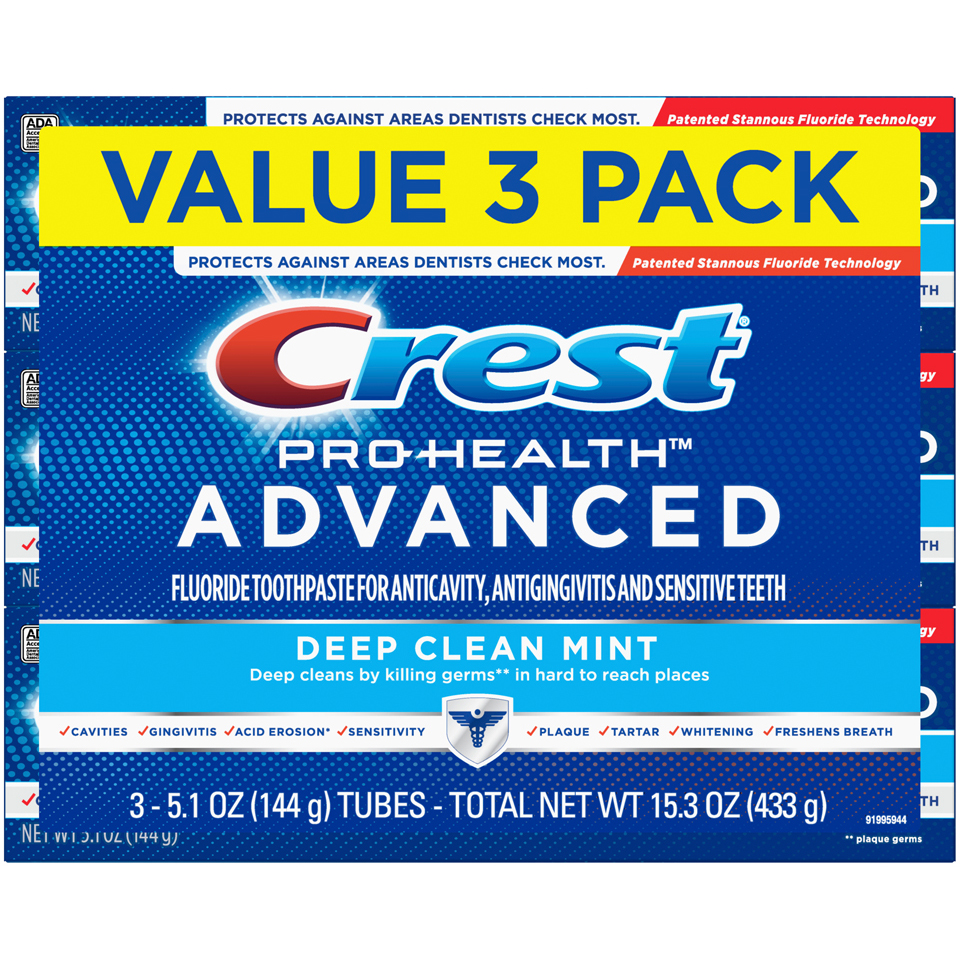 EWG Skin Deep® Crest Pro Health Advanced Fluoride Toothpaste for