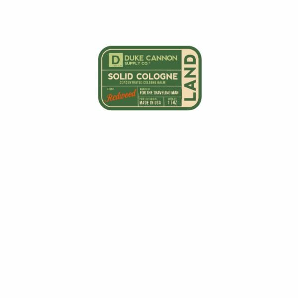 Duke Cannon Supply Co. Solid Cologne, Redwood (2019 formulation)