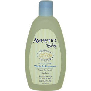 Aveeno Baby Wash & Shampoo, Lightly Scented