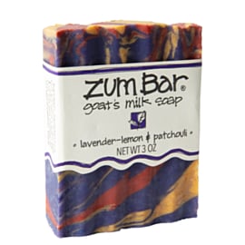 Zum Bar Goat's Milk Soap, Lavender-Lemon & Patchouli (2019 formulation)